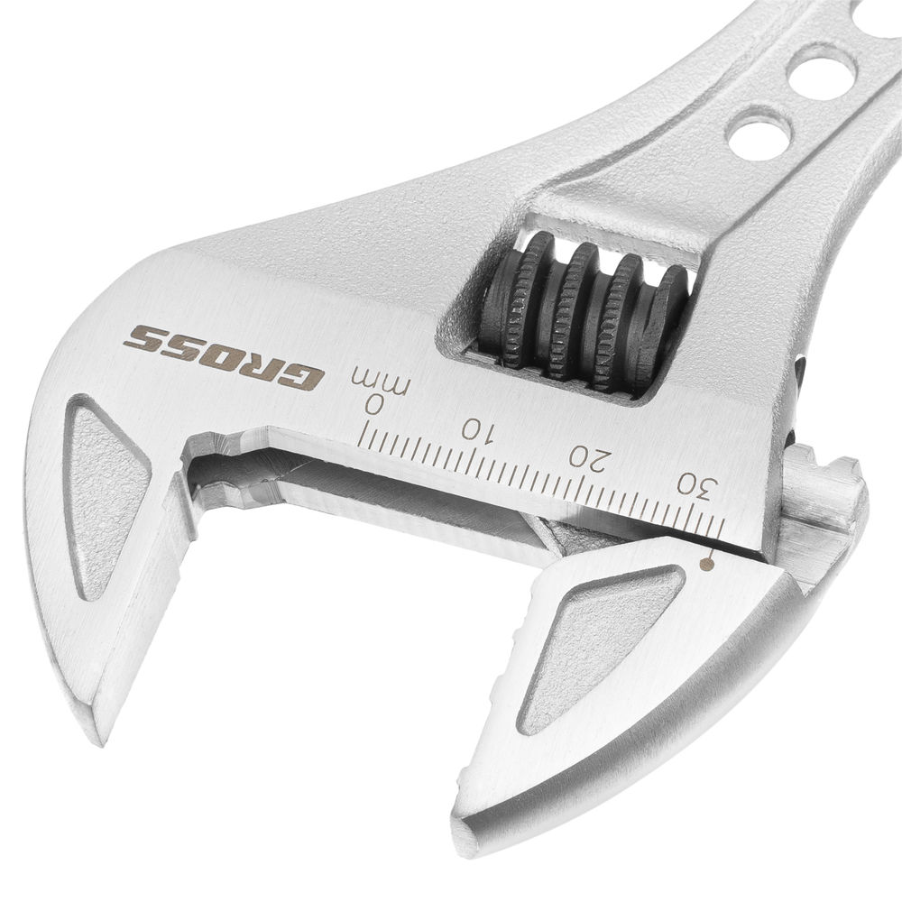 Ключ разводной, 250 мм, CrV, двухкомпонентная ручка Gross