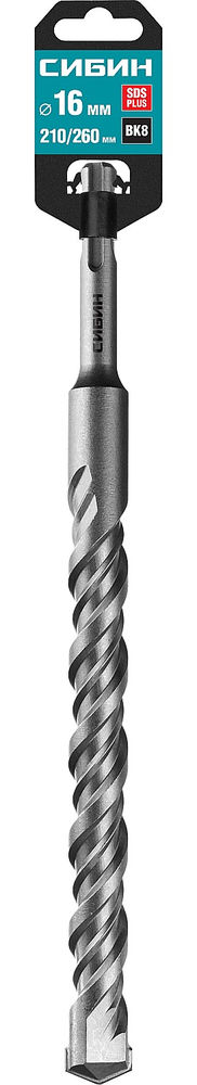 Бур SDS-plus 16 х 260 мм СИБИН 29312-260-16
