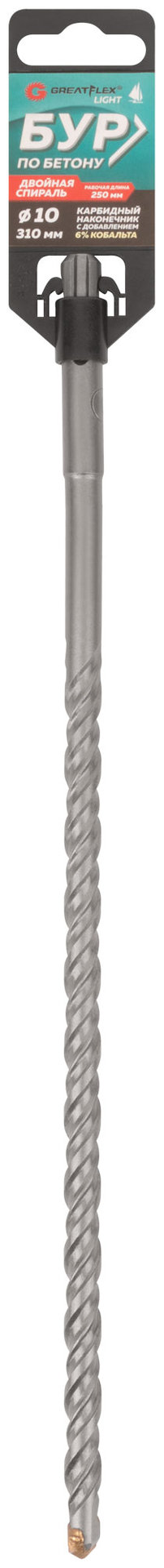 Бур по бетону, SDS-Plus, GreatFlex Light, 10x310 мм (56-10310)
