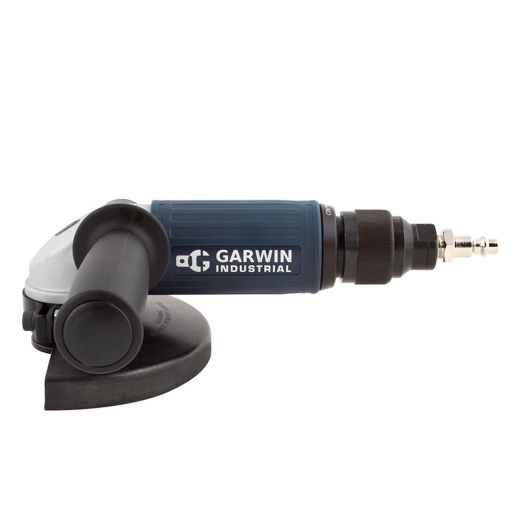 Пневматическая углошлифовальная машинка (УШМ) c поворотным вкл., 125 мм, 12000 об/мин., 1,2 л.с., промышленная, GARWIN INDUSTRIAL, 803017-12-20