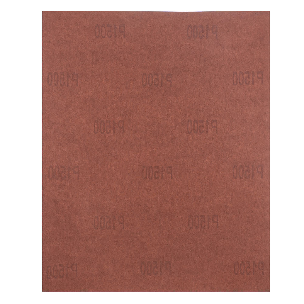Шлифлист на бумажной основе, P 1500, 230 х 280 мм, 10 шт, водостойкий Matrix (75628)