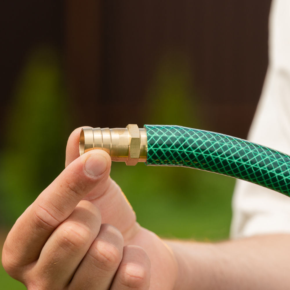 Соединитель для шланга 3/4, латунный Palisad (65709)