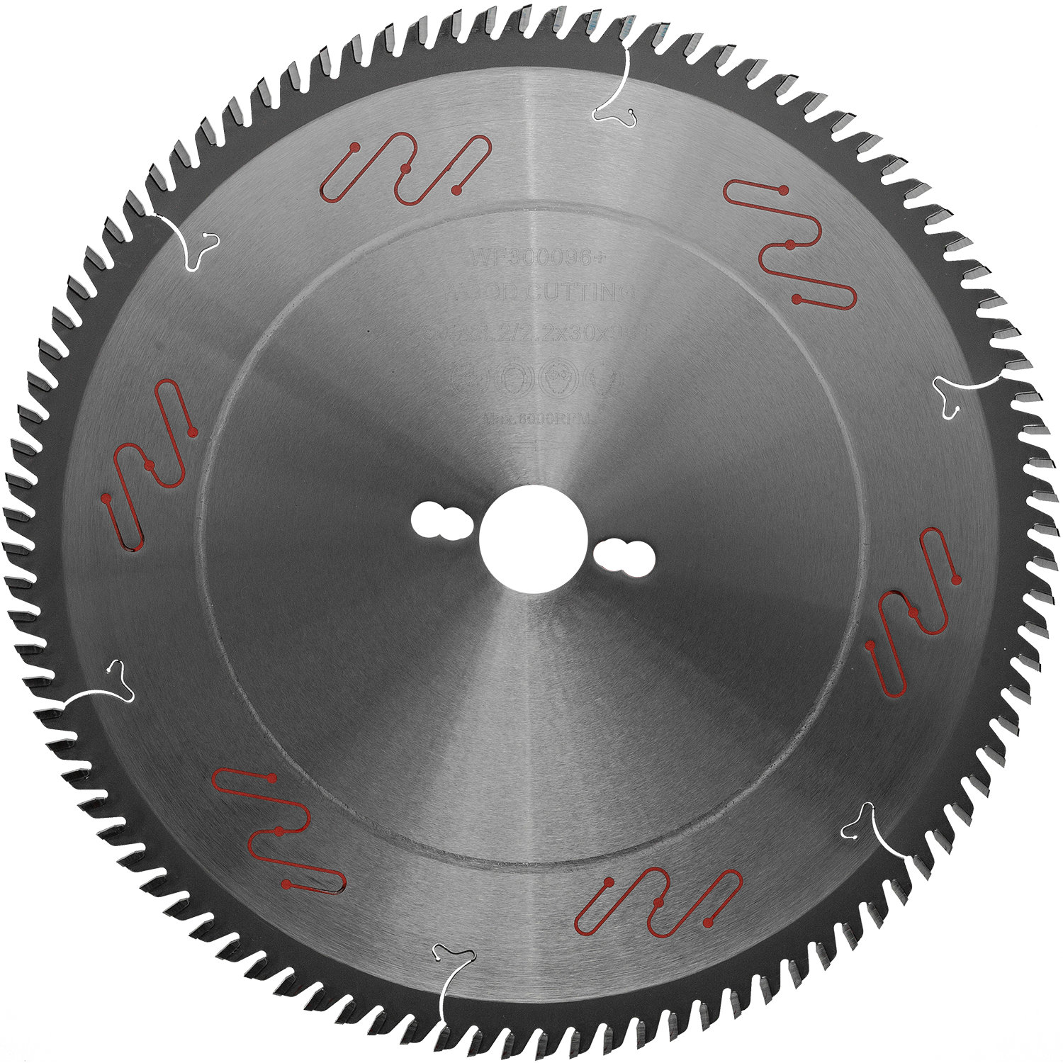Пильный диск (лазер) 300 x 3.2/2.2 x 96T x 30mm проф (WF300096+)