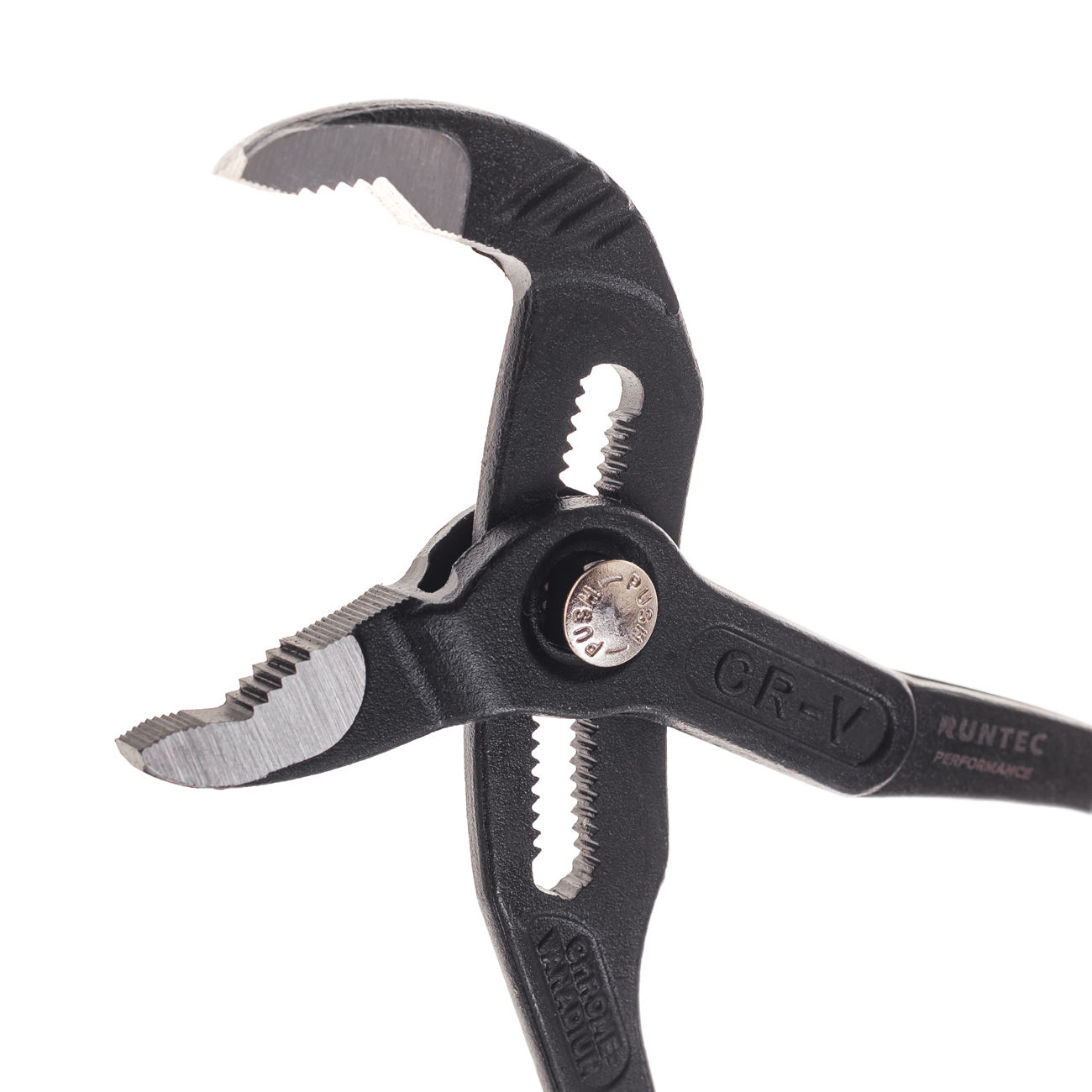 RUNTEC RT-PLA20250 Клещи переставные с кнопочным фиксатором RUNTEC CrV 250 мм (RT-PLA20250)