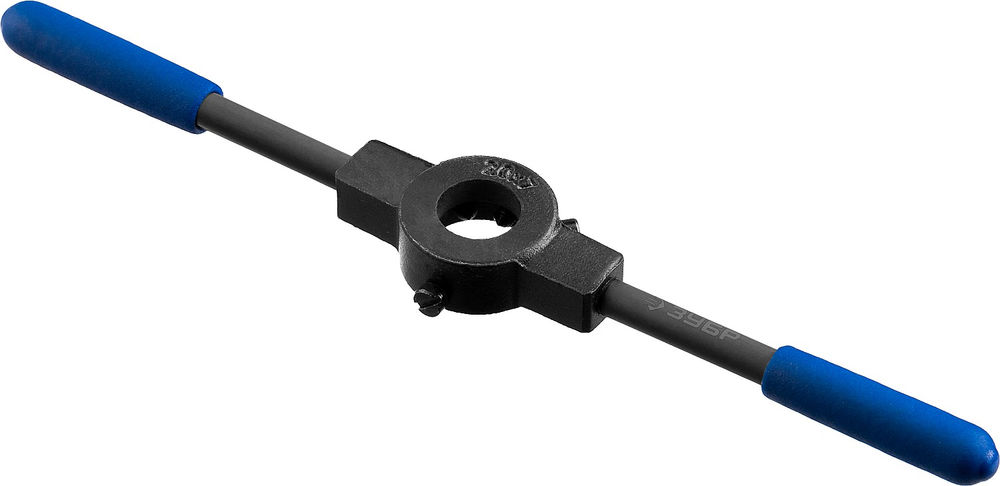 Плашкодержатель 20 мм для M3-M6 сталь 45 со стопорными винтами Профессионал ЗУБР 28150-20