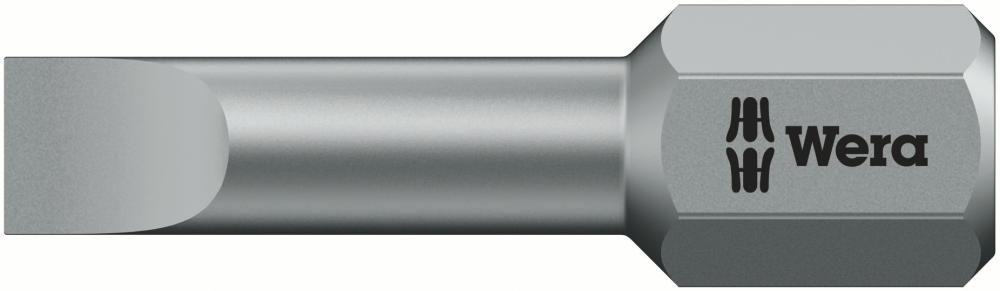 Бита торсионная SL 1 x 5.5 x 25 мм 1/4 C6.3 серия 800/1 TZ Wera WE-056225