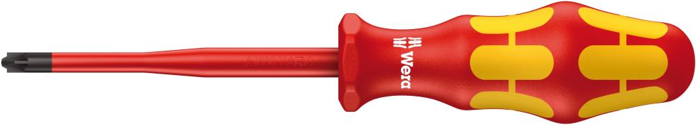 Отвёртка диэлектрическая PlusMinus 2 x 100 мм с узким концом VDE серия 165 iS PZ/S Wera WE-006466