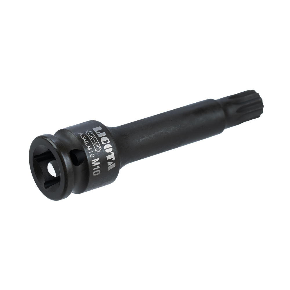 Головка торцевая ударная M10 spline 3/8 Licota A3MLM10