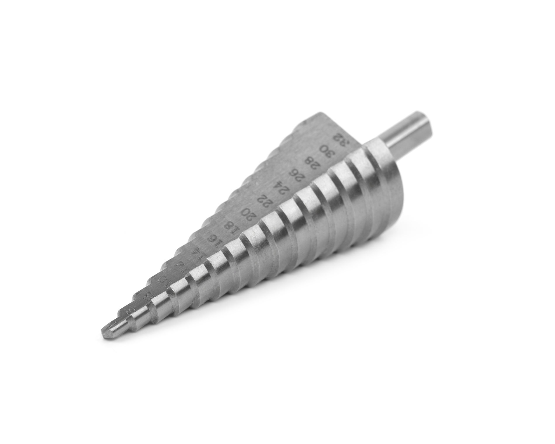 Сверло ступенчатое 4-32 ст.15 (dхв=8 Р6М5K5) (4;6;8;10;12;14;16;18;20;22;24;26;28;30;32) HORTZ