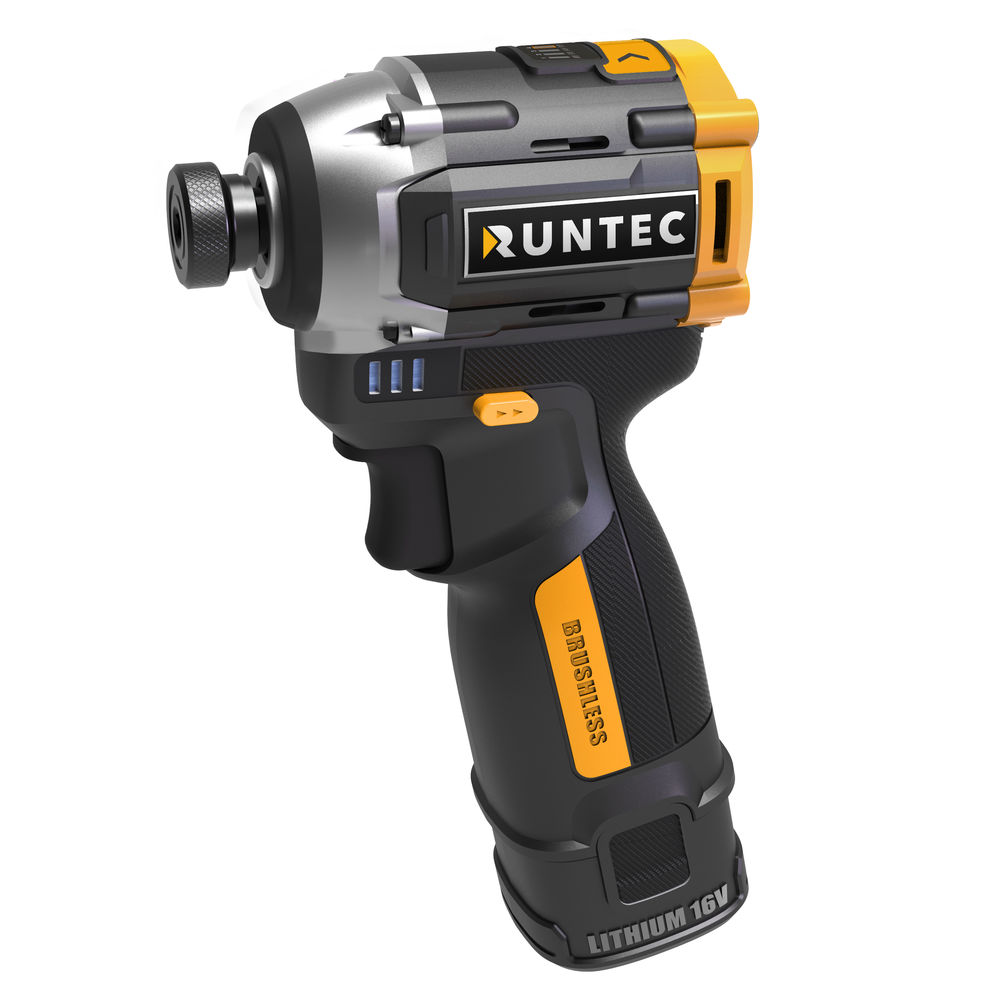 Винтоверт ударный аккумуляторный PRO 1/4, 16В, 22Ач, 150Нм RUNTEC RT-ED133