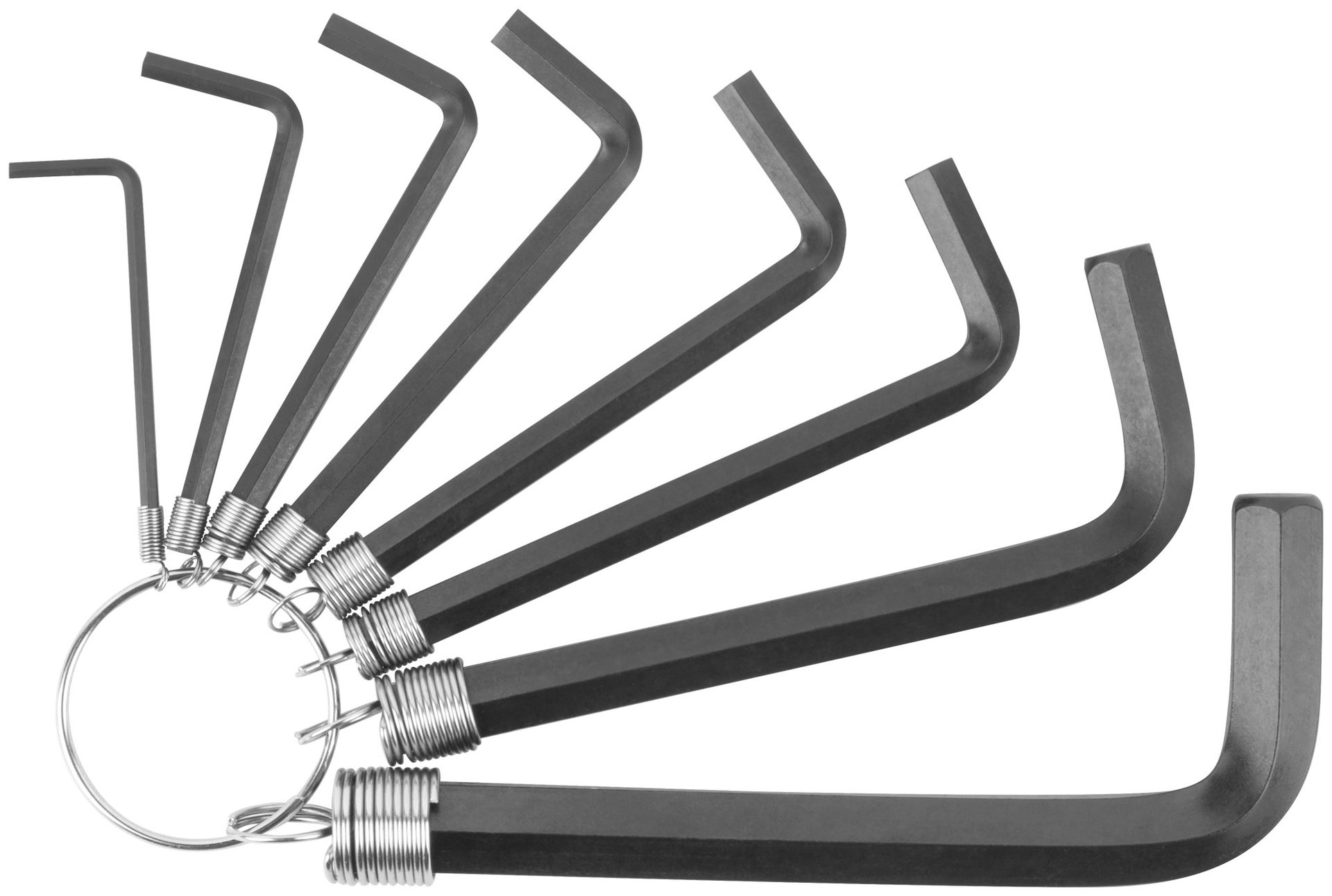 Ключи шестигранные HEX на кольце CrV 8 шт.( 2-10 мм )