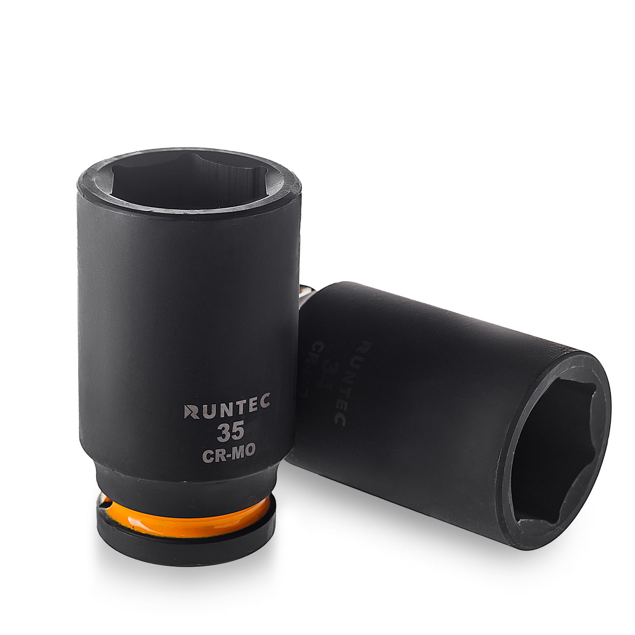 Набор ударных головок глубоких 3/4, 17-50 мм, CrMo, 16 предметов RUNTEC RT-IS2B16L