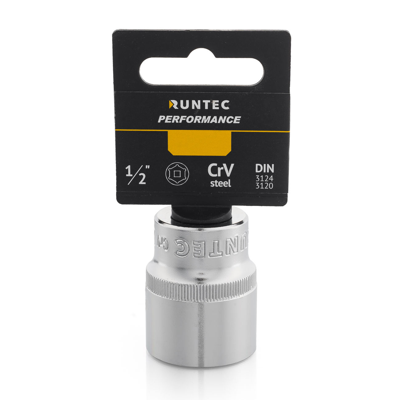 RUNTEC RT-H12S24 Головка торцевая RUNTEC CrV, 6PT, 1/2, 24 мм (RT-H12S24)