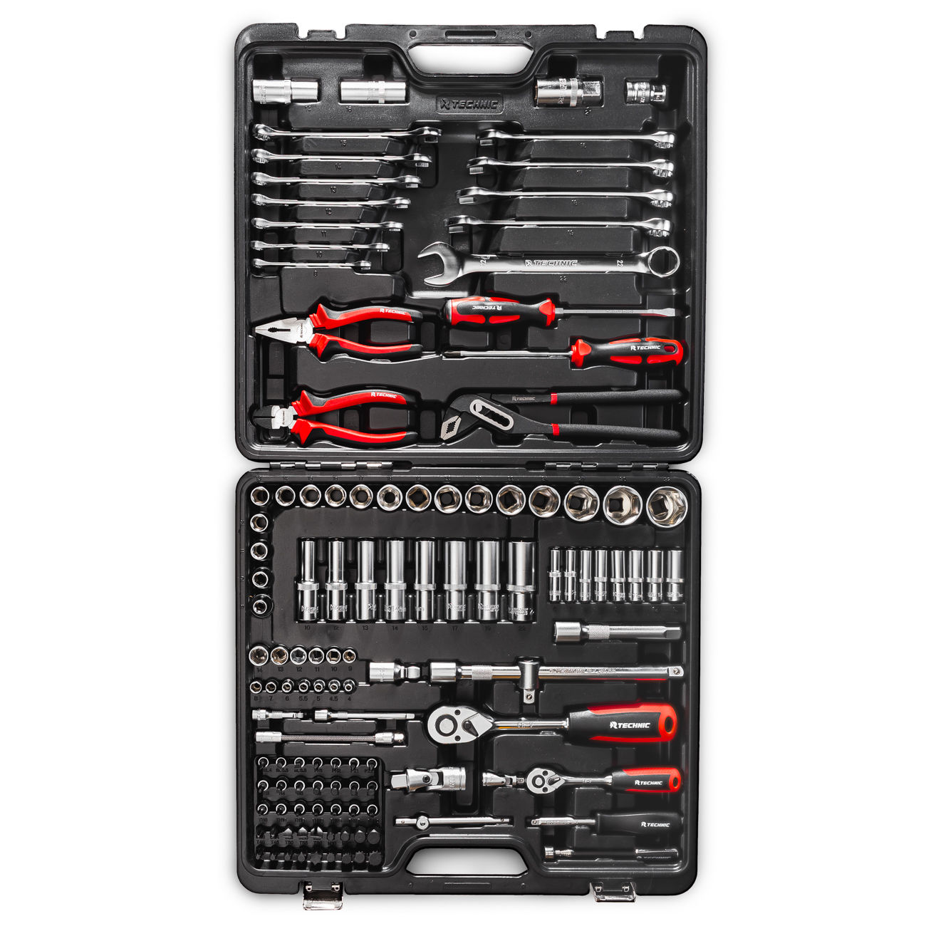 RUNTEC RT-HT121T Набор ручных инструментов RUNTEC TECHNIC 121 предмет 1/2, 1/4 (RT-HT121T)