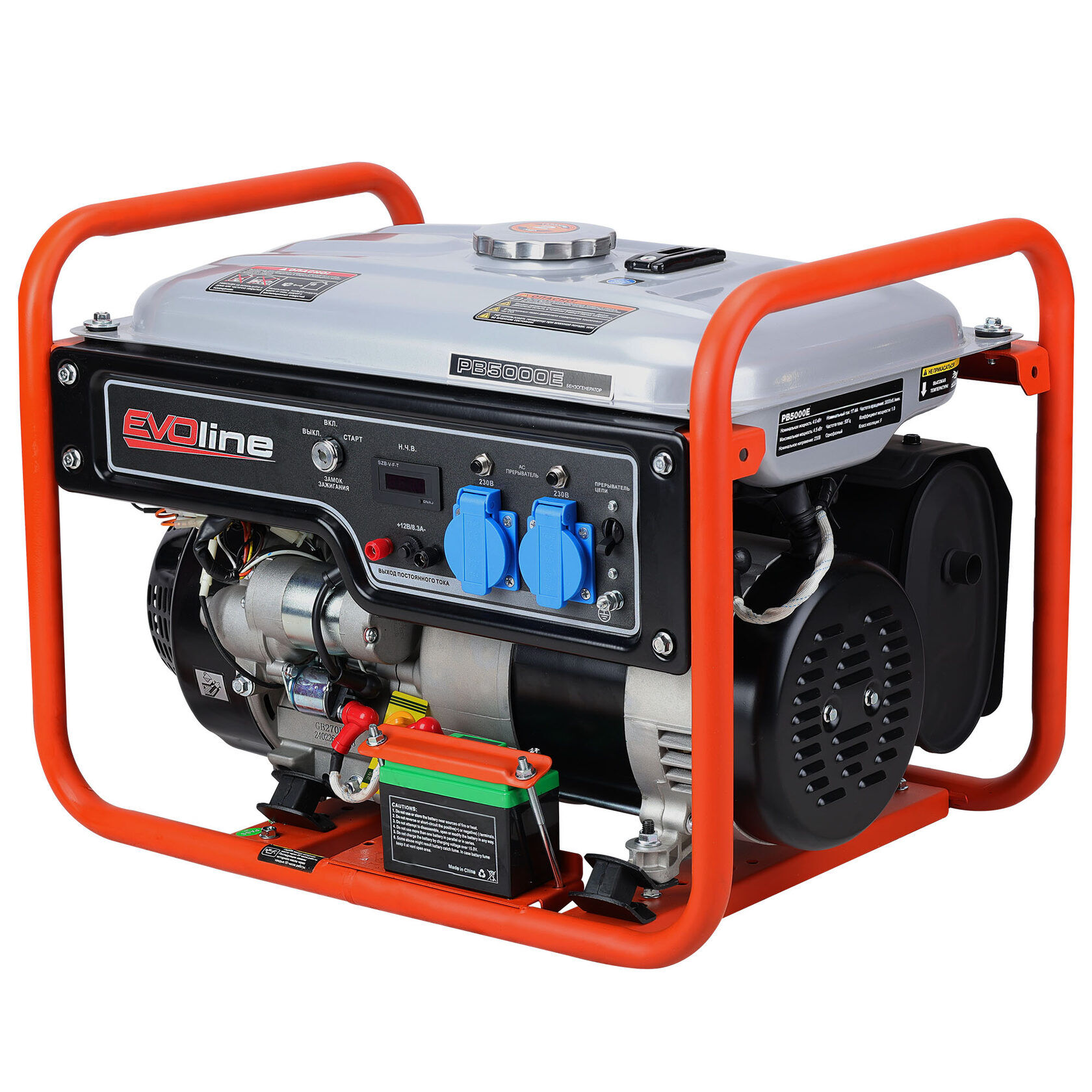 Генератор бензиновый EVOline PB 5000 E (произведено Zongshen)