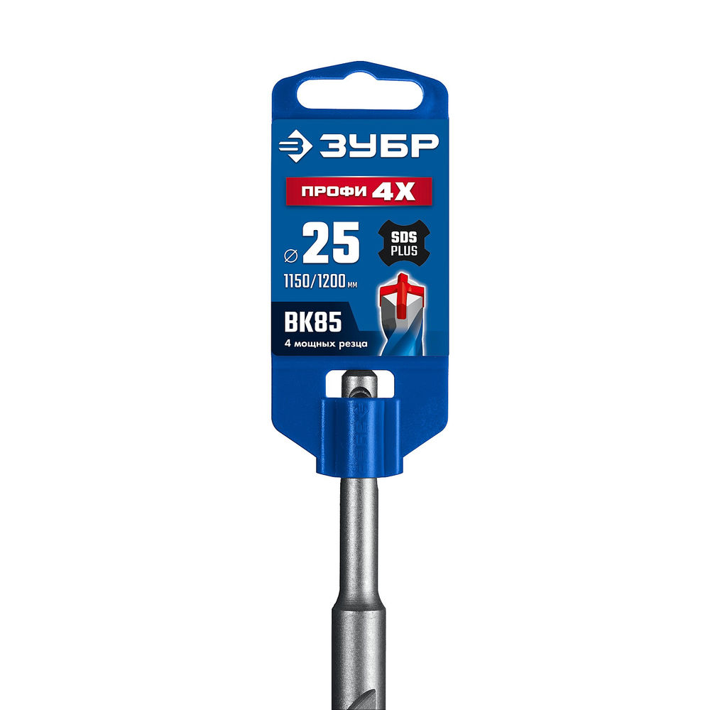 Бур SDS-plus 25 х 1200 мм ПРОФИ-4Х ЗУБР 29313-1200-25