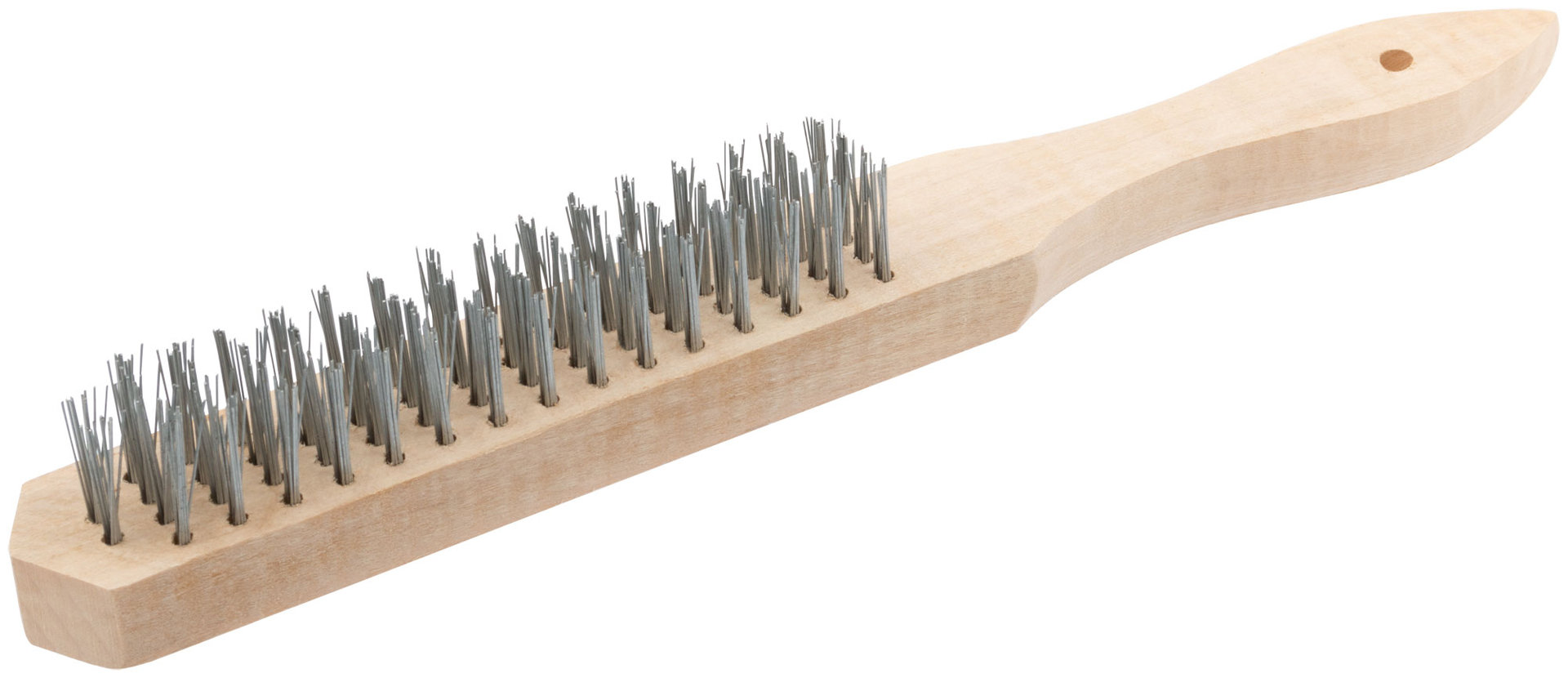 Корщетка с деревянной ручкой 4-х рядная (38400)