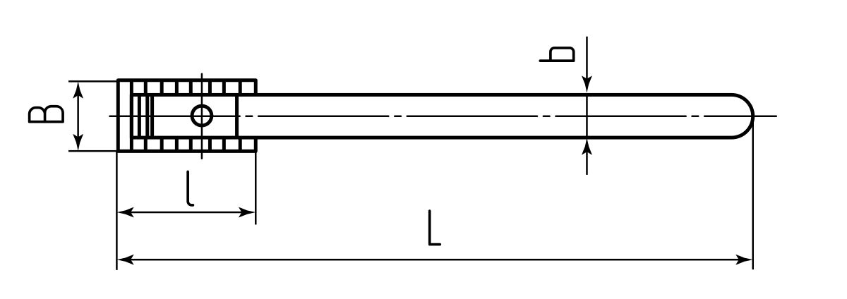 Крепеж ремешковый КР 16 (сер) (100шт) (Fortisflex) (104956)