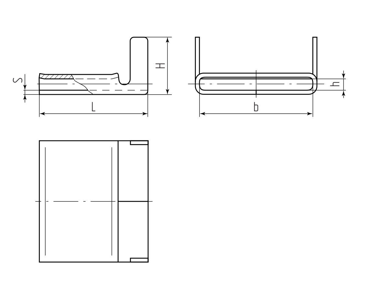 Скрепа бандажная СМ (304)-15 (100шт) (Fortisflex) (72035)