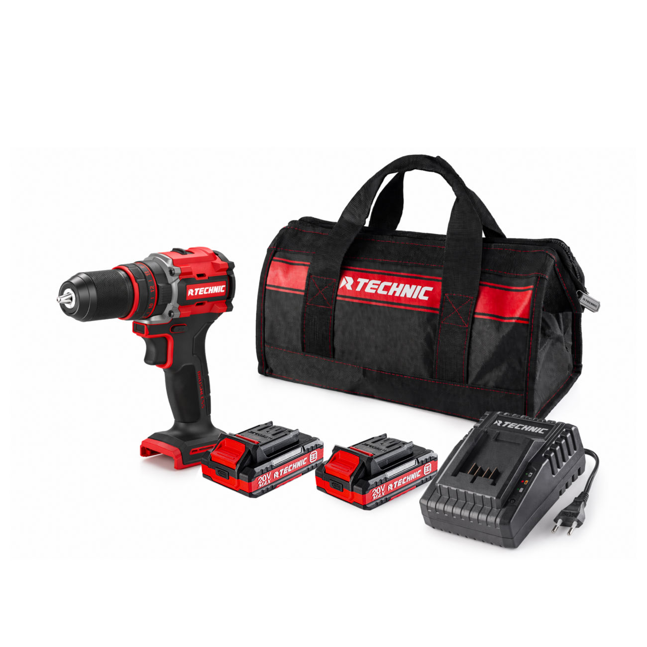 RUNTEC RT-ID60T Дрель-шуруповерт ударная аккумуляторная RUNTEC TECHNIC 13 мм, 20 В, 2*2Ач, 60 Нм (RT-ID60T)