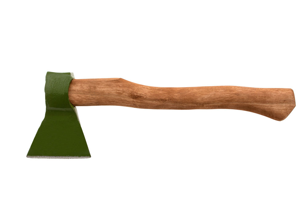 Топор кованный, в сборе, 600/850 г, деревянное топорище, 400 мм, Б1 Сибртех