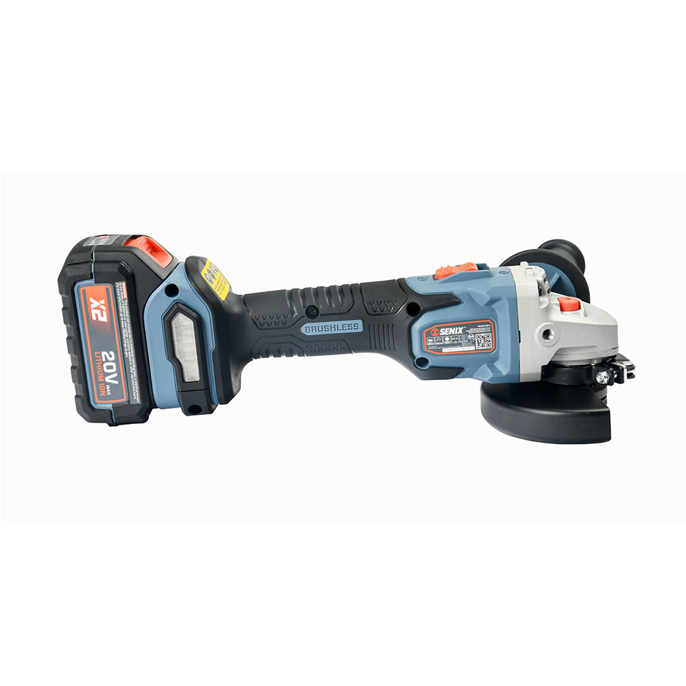 УШМ (болгарка), 115 мм, без АКБ и ЗУ X2 20В