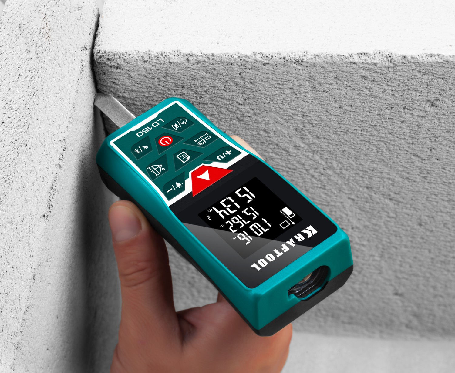 KRAFTOOL LD-150, 5 см - 150 м, лазерный дальномер (34767)