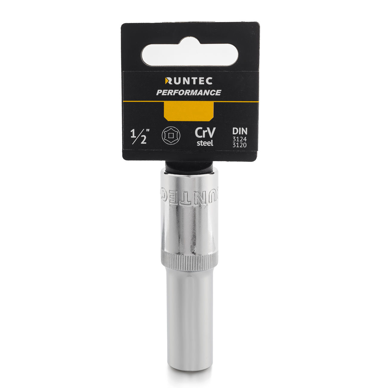 RUNTEC RT-H12S13L Головка торцевая глубокая RUNTEC CrV, 6PT, 1/2, 13 мм (RT-H12S13L)