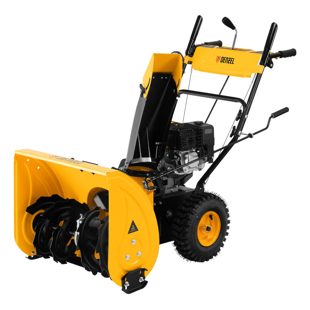 Бензиновая снегоуборочная машина SBM 610, 212 cc, ручной старт, фара Denzel (97653)