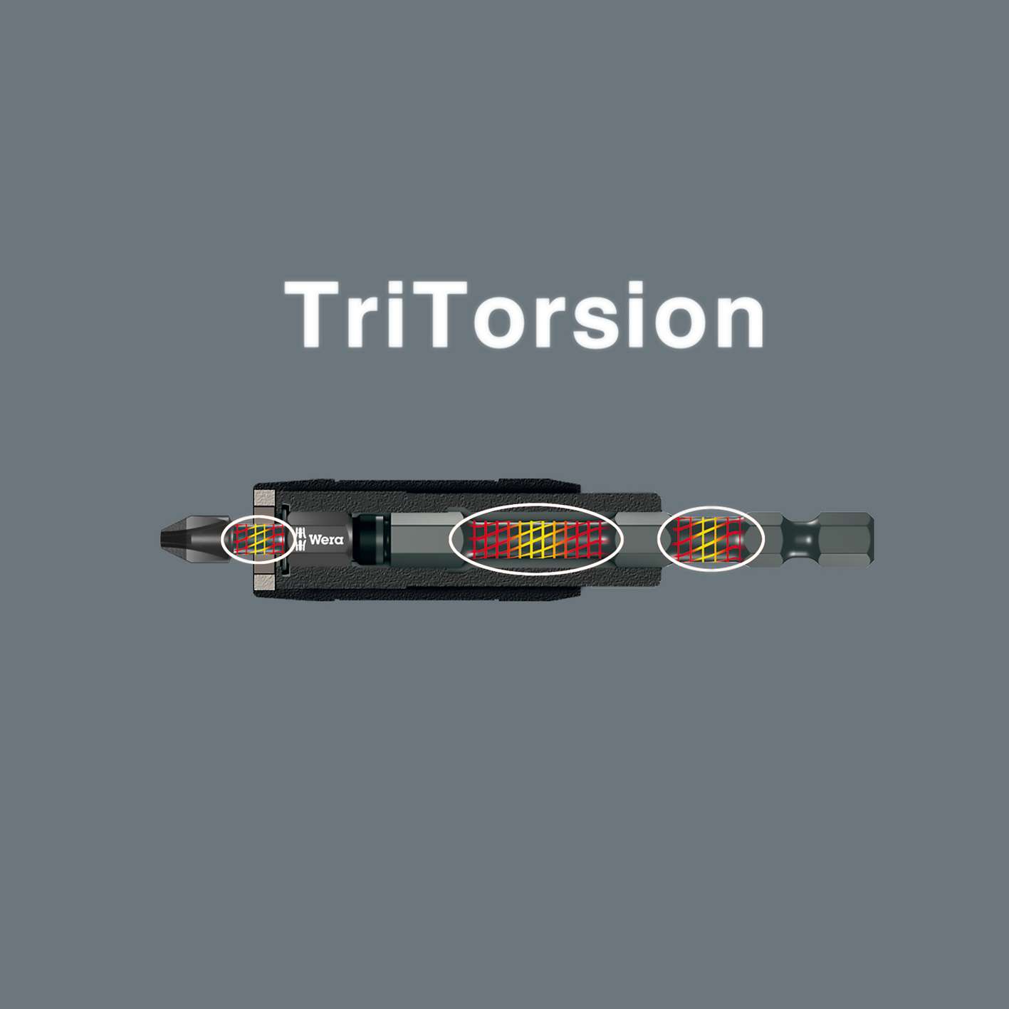 Набор бит ударных с битодержателем 10 TX Impaktor 1, алмаз, 10 пр., 1/4 E6.3 Bit-Check WE-057688