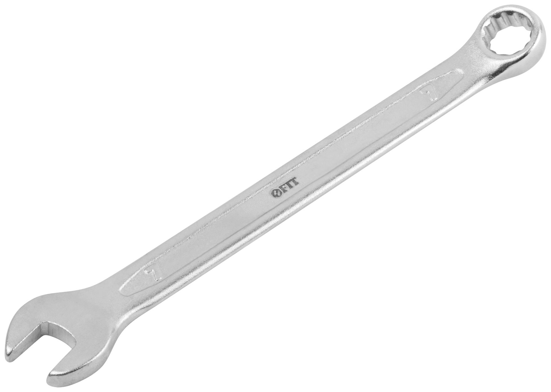 Ключ комбинированный усиленный Гранд, CrV, холодный штамп 7 мм