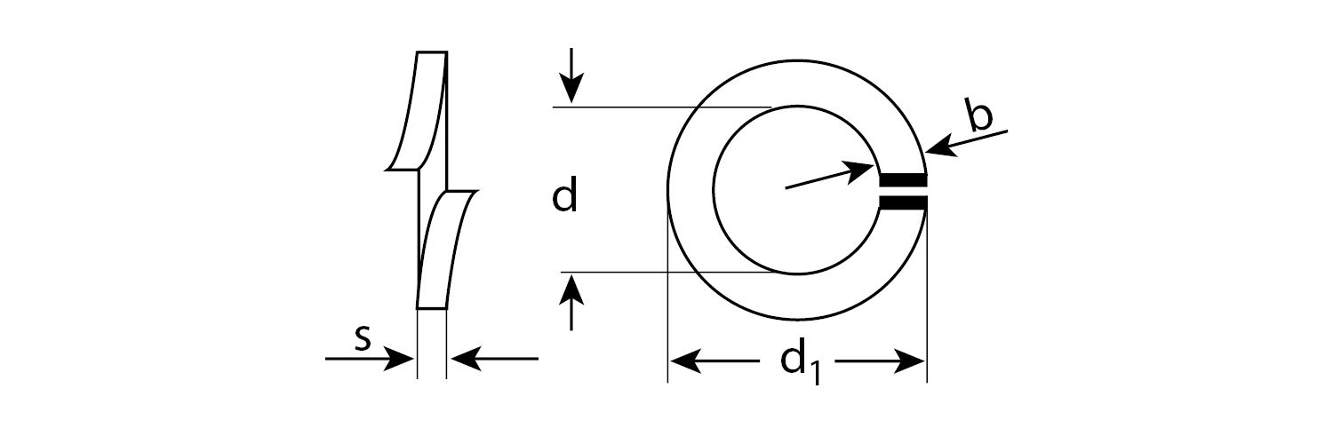 Пружинная шайба 3 мм, 160 шт ЗУБР DIN 127 4-303856-03