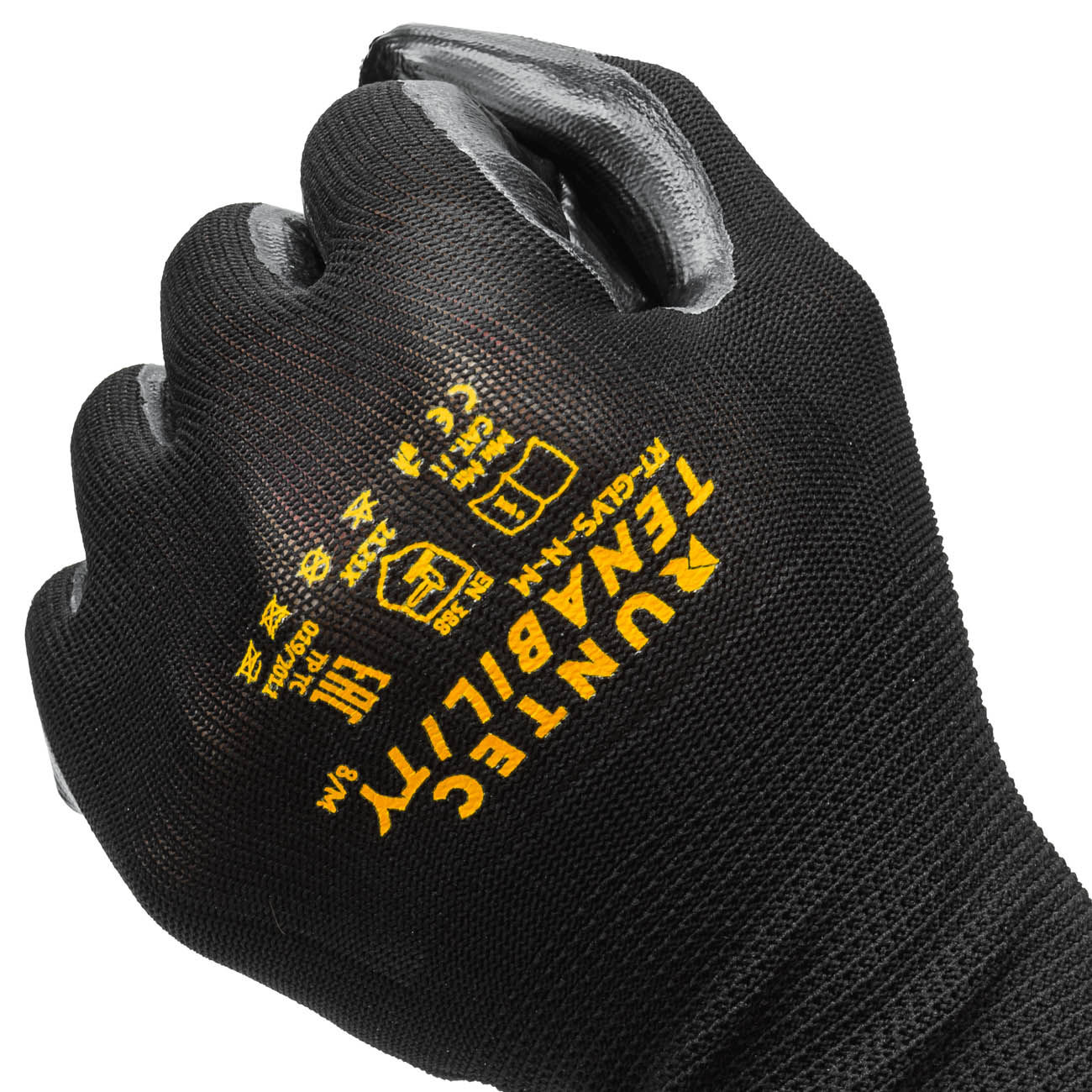 RUNTEC RT-GLVS-N-M Перчатки RUNTEC защитные маслобензостойкие c нитриловым покрытием, M (RT-GLVS-N-M)