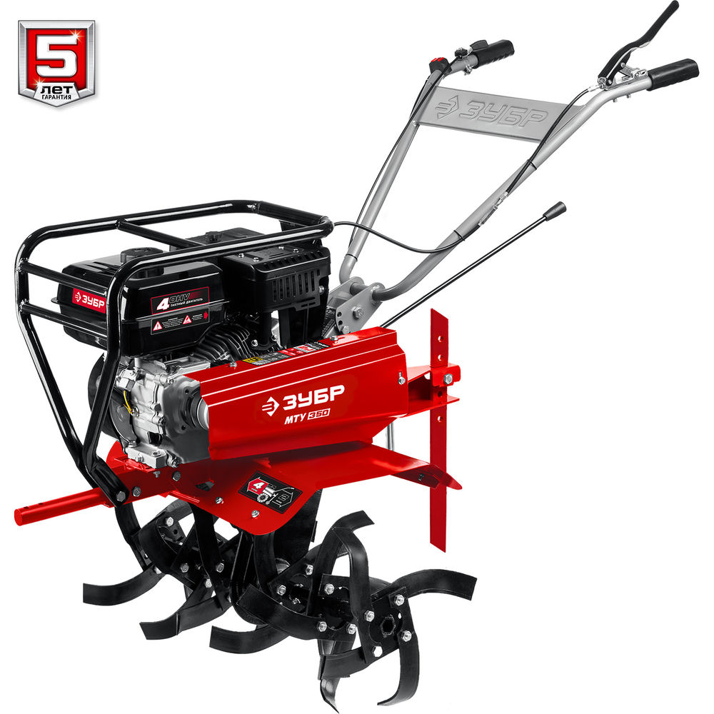 Мотоблок усиленный 7 л.с. ЗУБР МТУ-350