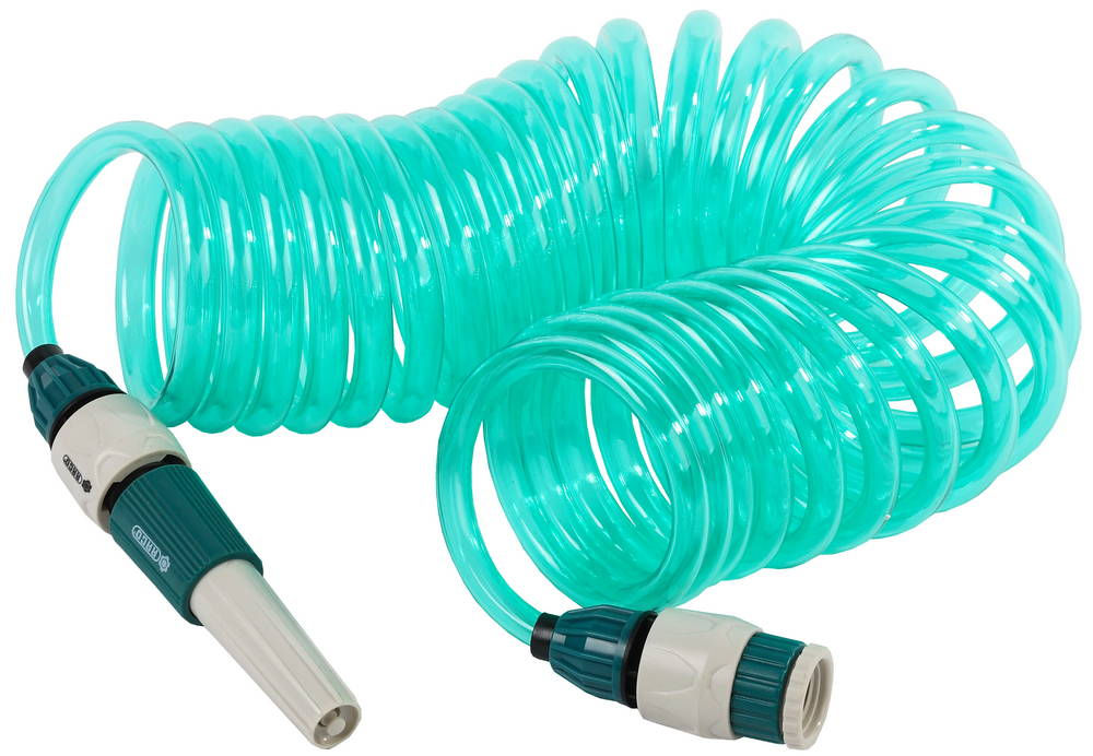 Спиральный шланг 7.5 м, с наконечником и двумя внешними соединителями RACO 4270-55895