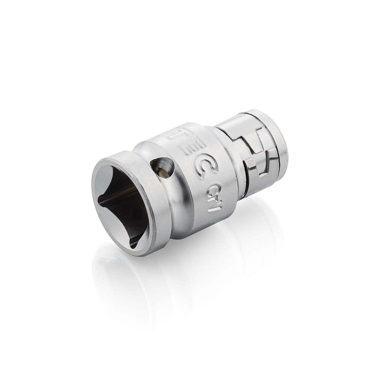 RUNTEC RT-H12A516B Переходник-адаптер для бит RUNTEC CrV, 1/2 DR - 5/16 HEX (RT-H12A516B)