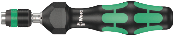 Отвёртка-битодержатель динамометрическая 0.30-1.20 Нм патрон Rapidaptor 1/4 D6.3/F6.3 Kraftform серия 7440 Wera WE-074700