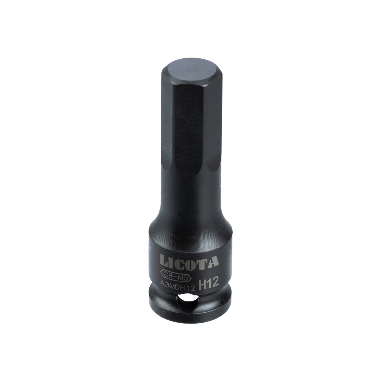 Головка шестигранная ударная 60 мм HEX H12 3/8 Licota A3MDH12