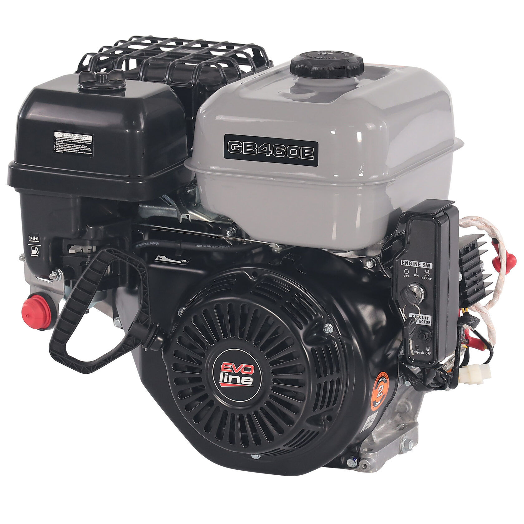 Двигатель бензиновый EVOline GB 460 E (произведено Zongshen)