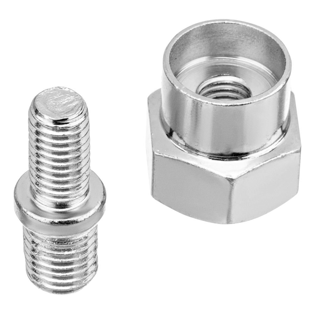 Катушка универсальная триммерная, гайка М10 х 1.25, гайка М8, винт М8-М10, левая резьба, шаг 1.25 мм Denzel (96316)