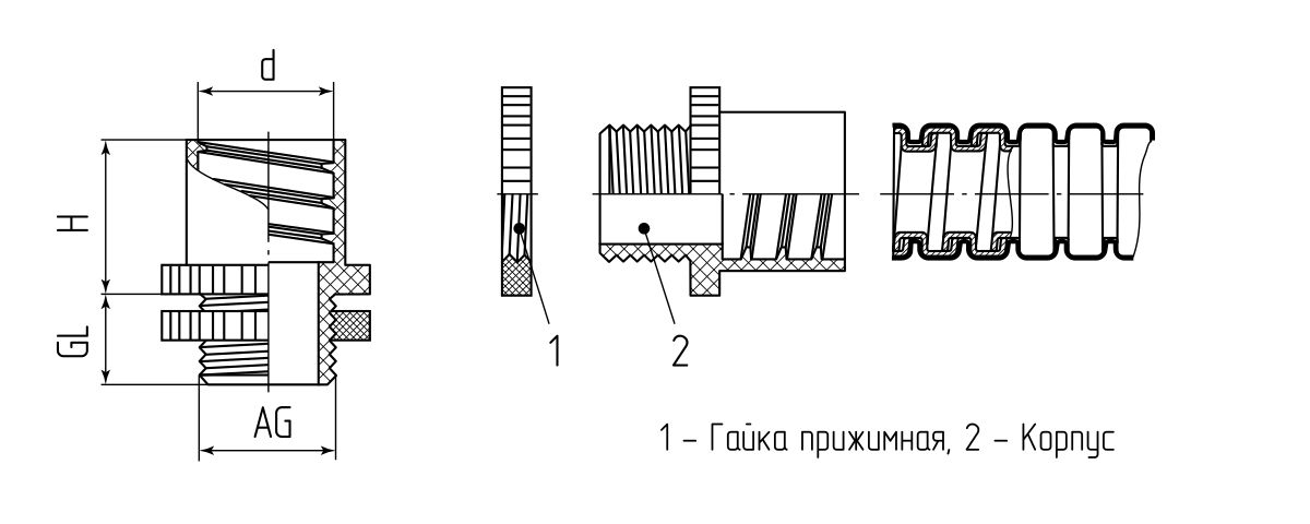 Муфта вводная МВП 10 (Fortisflex) (49644)