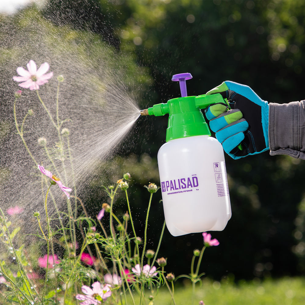 Опрыскиватель ручной 1 л, с насосом Palisad (64736)