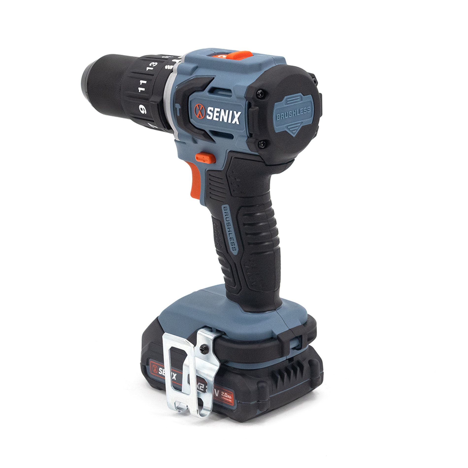 Ударная дрель-шуруповерт, 60 Нм, 1х4Ач, ЗУ, кейс X2 20В