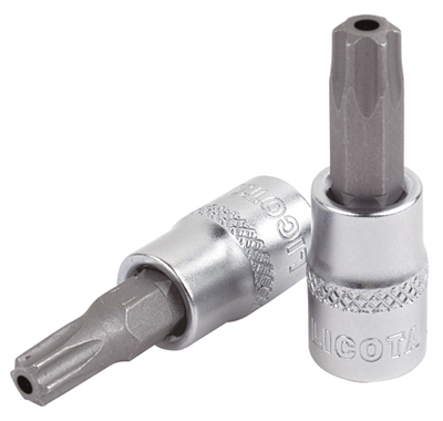 Головка торцевая с вставкой torx с отверстием T40 L=55 мм 1/2 Licota H4TT040