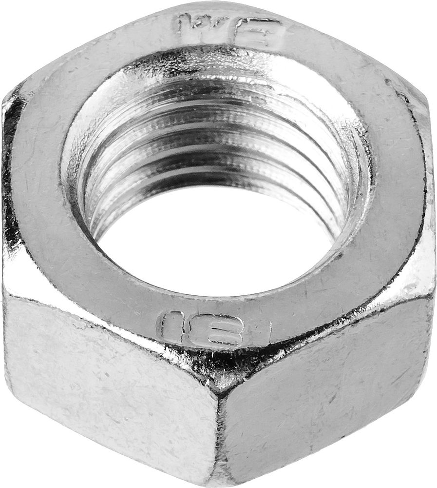 Гайка шестигранная M12, кл. пр. 6, цинк, 4 шт, ГОСТ ISO 4032-2014 ЗУБР 303556-12