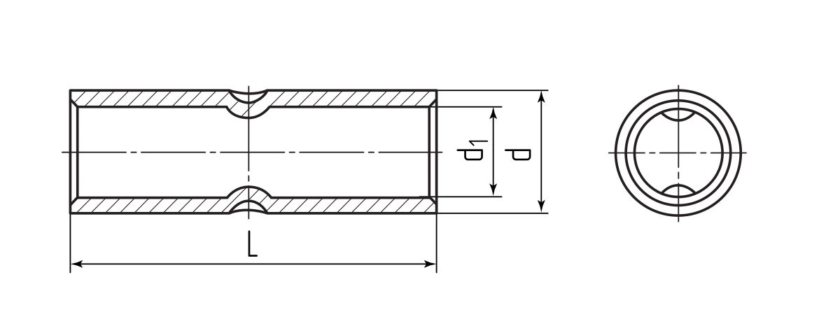 Гильза кабельная ГМЛс 120 (КВТ) (88087)