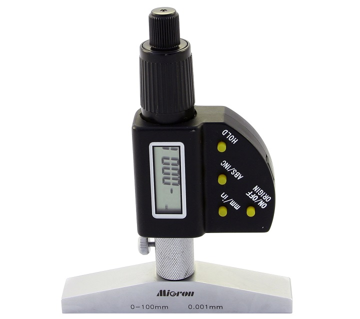 Глубиномер микрометрический цифровой ГМЦ-100 мм 0,001 электронный Микрон
