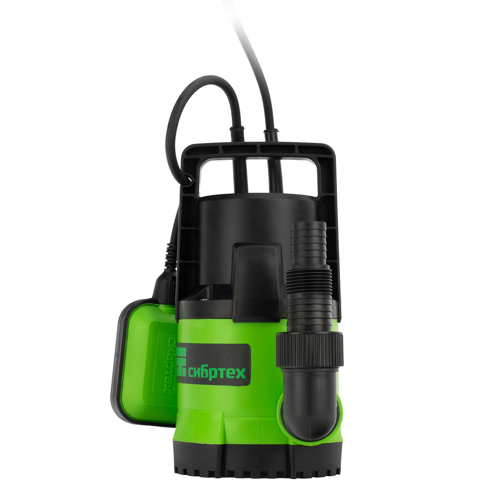 Дренажный насос для чистой воды СДН500-5, 500 Вт, напор 8 м, 8000 л/ч Сибртех (97262)