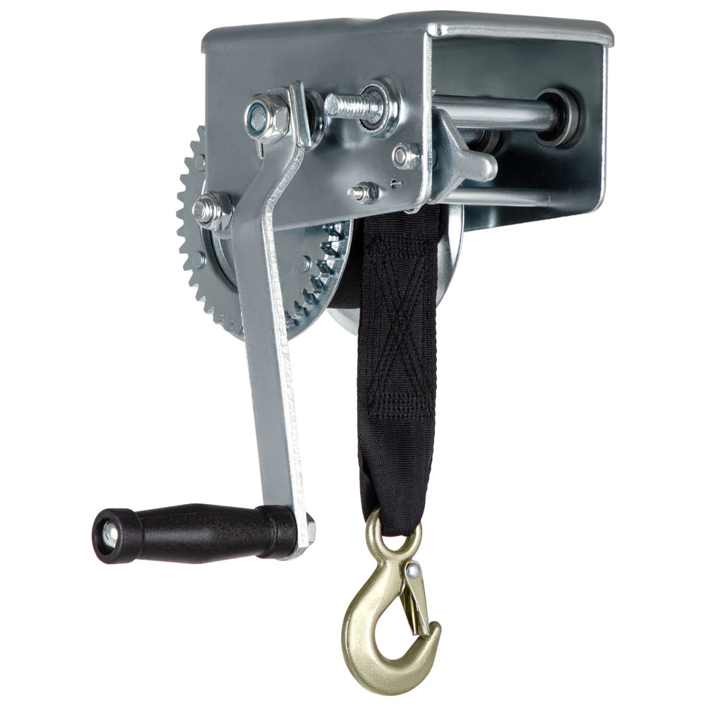 Лебедка шестеренчатая, тяга 0.8 т, ленточная Matrix (522715)