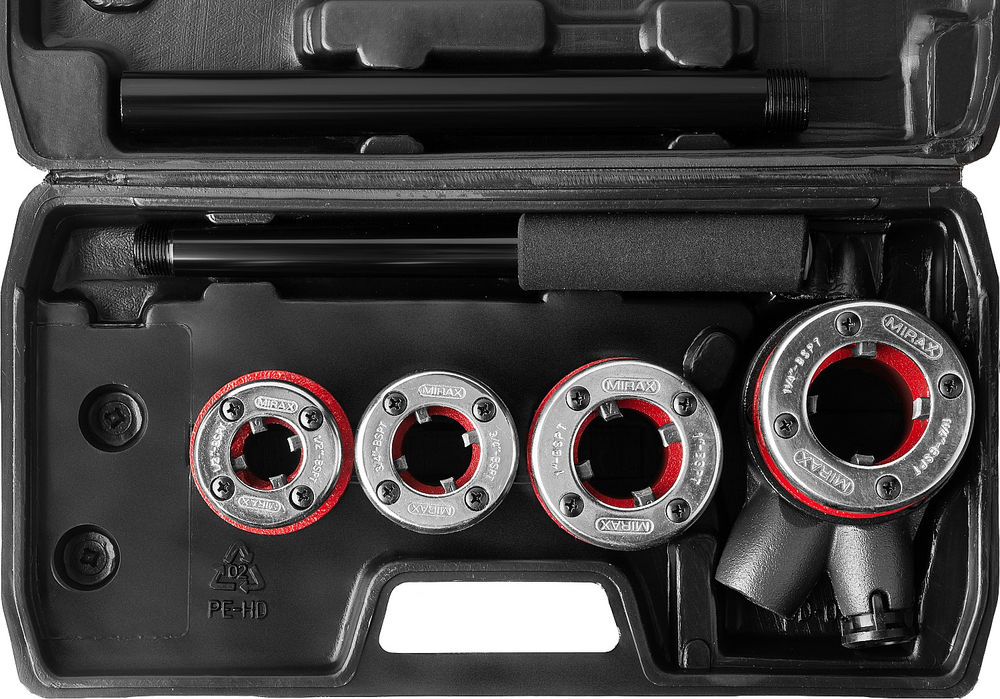 Набор клуппов с трещоткой №4 MIRAX 28240-H4